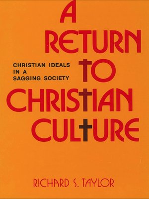 cover image of Return to Christian Culture